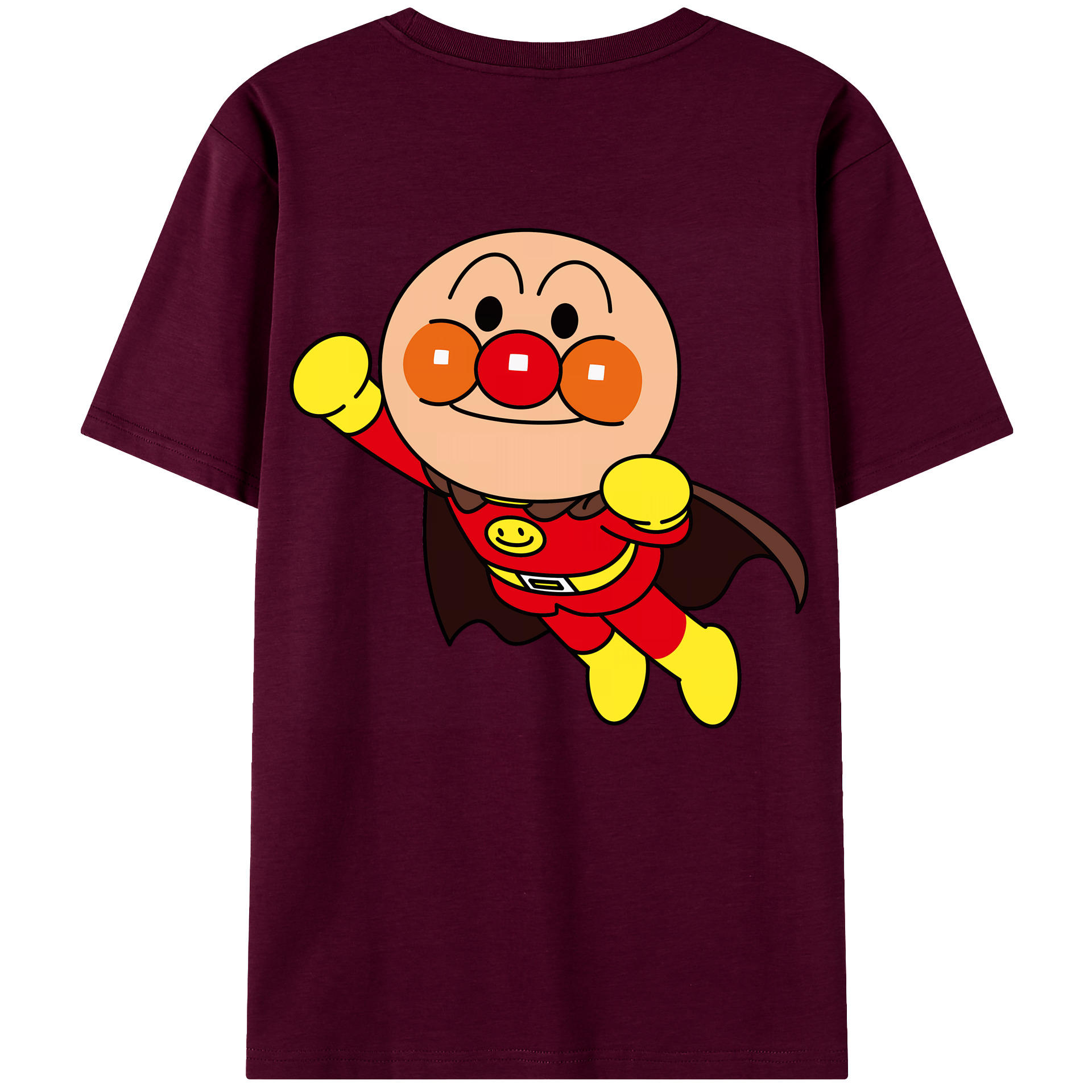 （画像用） アンパンマン Anpanman レディース半袖Tシャツ(バックプリント)